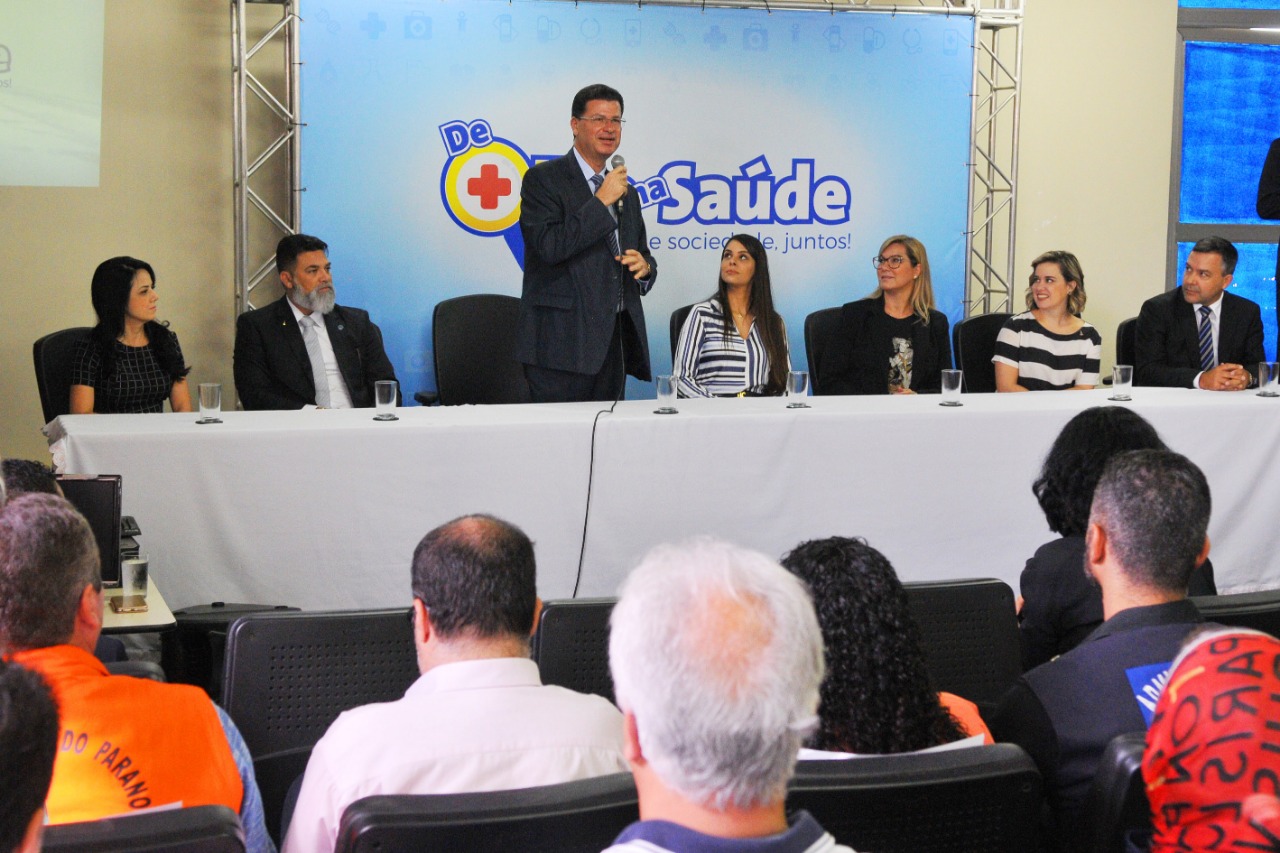 Presidente do Fonacate prestigia lançamento do programa “De olho na saúde”, do GDF