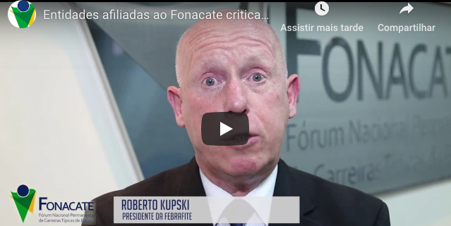 Entidades afiliadas ao Fonacate criticam Reforma da Previdência