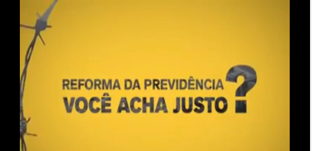 Reforma da Previdência – Você acha justo? PARTE 1
