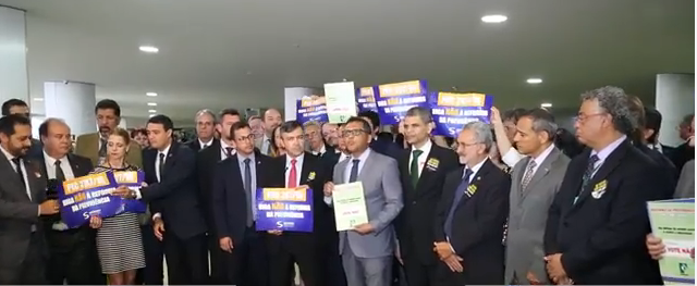 Ato Público Câmara dos Deputados – Não à reforma da Previdência