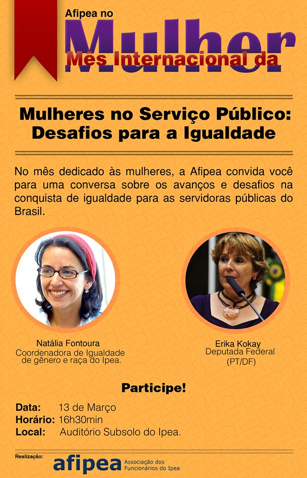AFIPEA realiza debate sobre “Mulheres no Serviço Público: Desafios para a Igualdade”