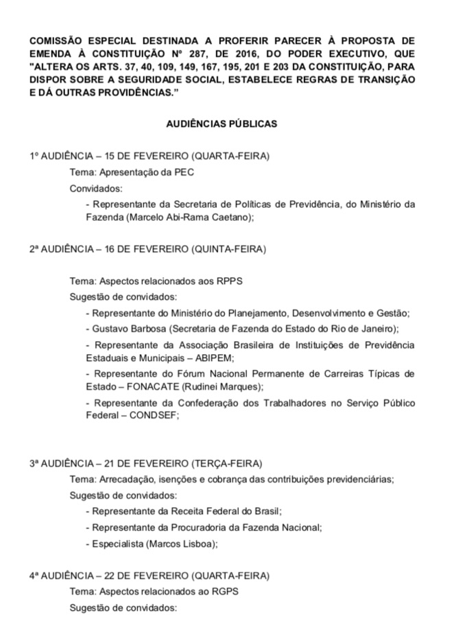 Comissão aprova requerimentos para audiências sobre a reforma da Previdência