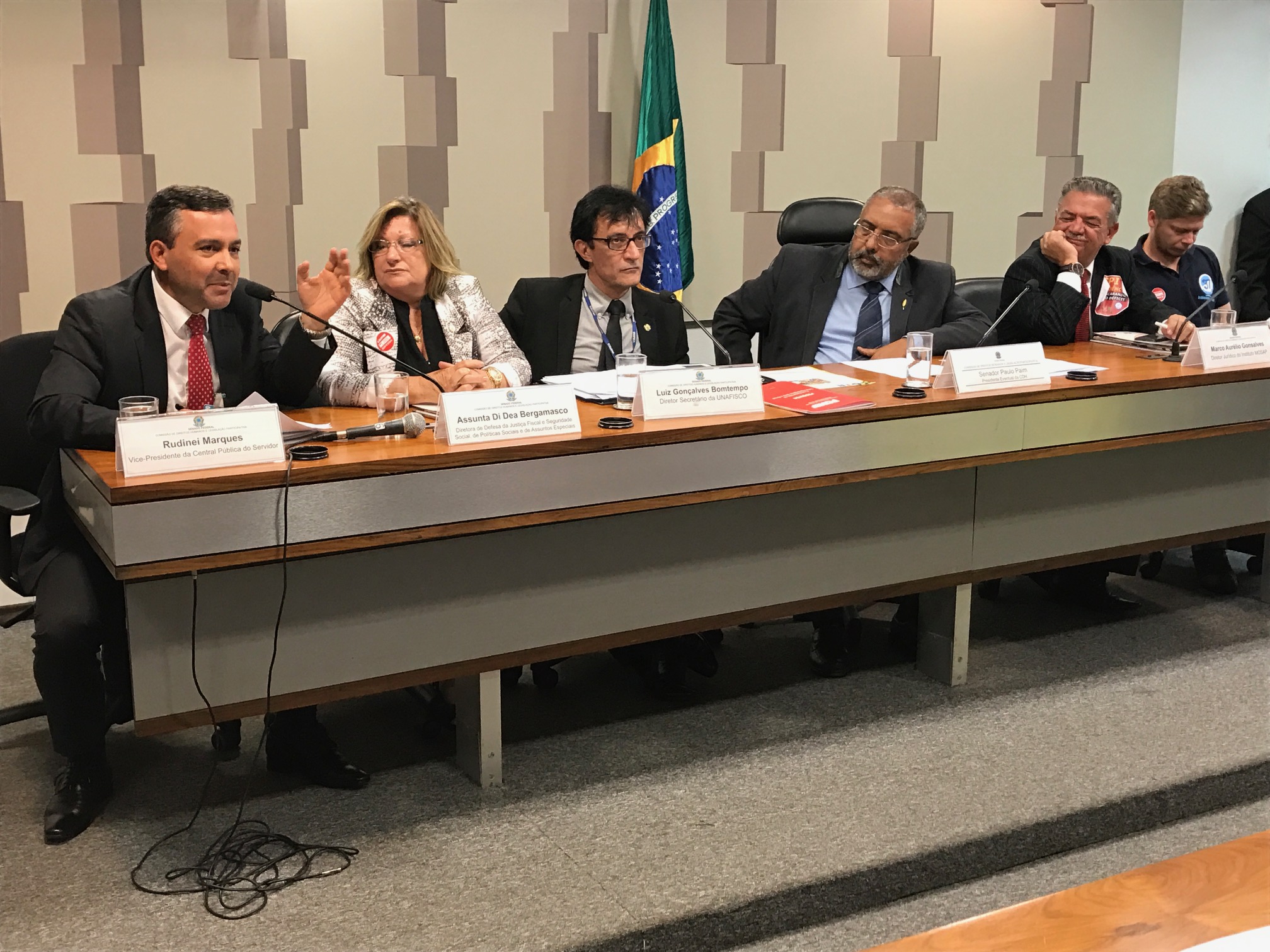 SENADO: Fonacate diz não às reformas previdenciária e trabalhista