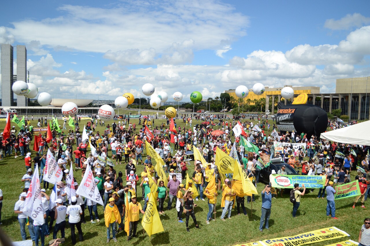 GREVE GERAL: Carreiras de Estado presentes nos atos contra a reforma da Previdência