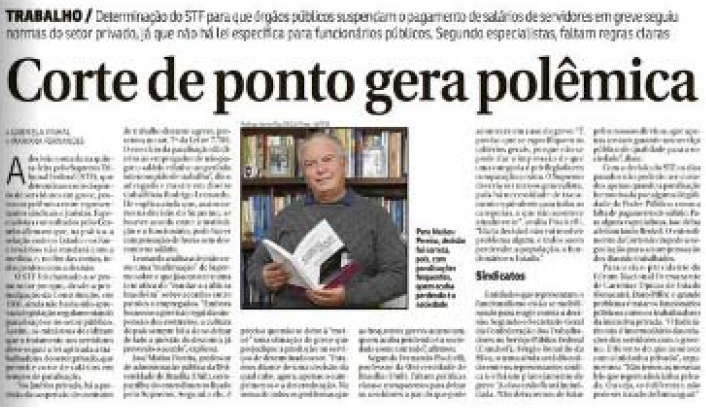 [FONACATE NA MÍDIA] Conjuntura» Corte de ponto gera polêmica