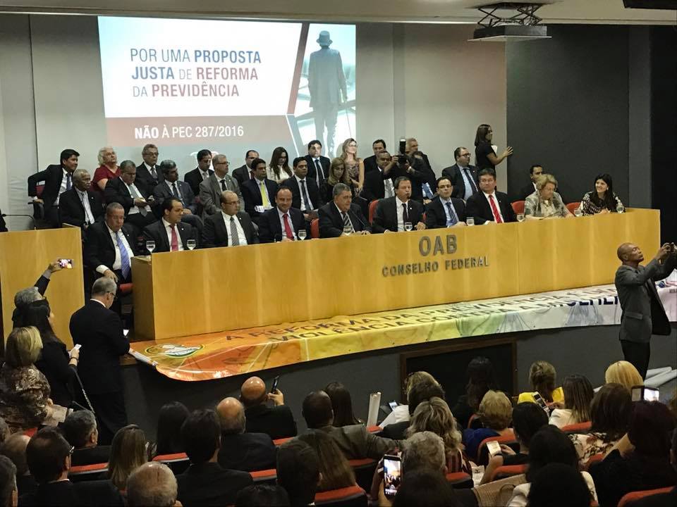 PEC da reforma é “retrocesso inadmissível que a sociedade não pode aceitar”, diz presidente da OAB